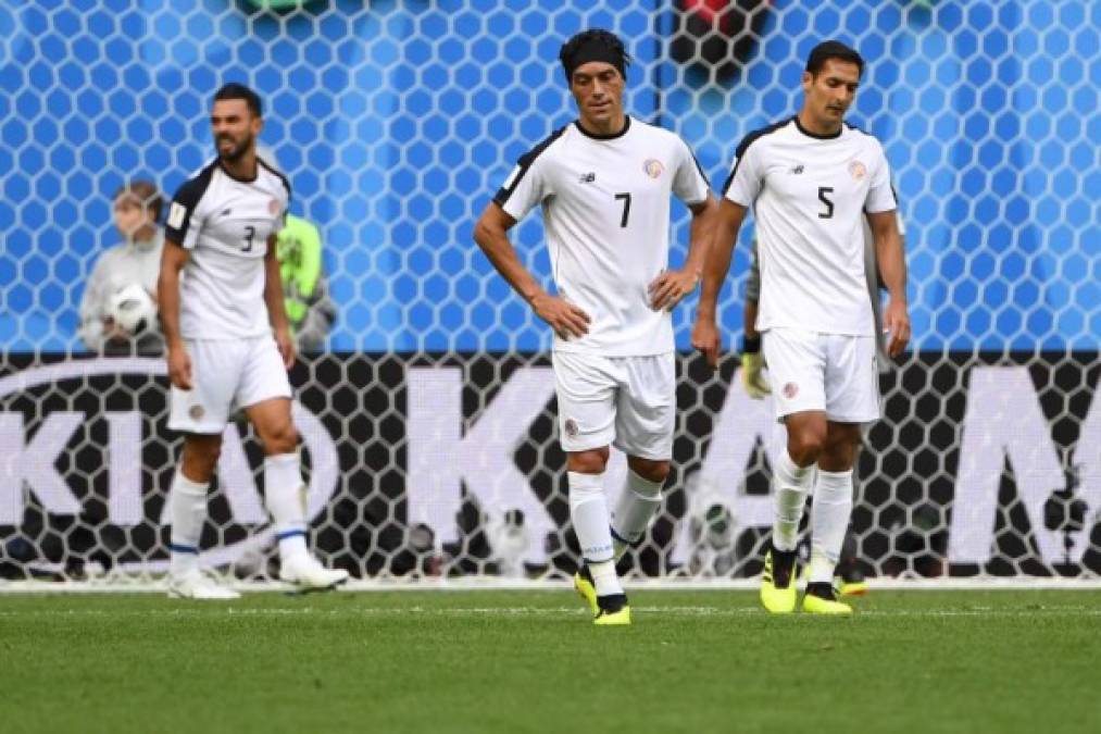La selección de Costa Rica fue eliminada el viernes tras caer contra Brasil.