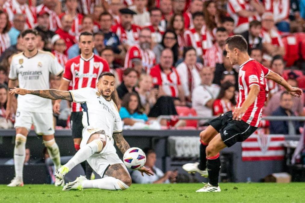 El Athletic siguió empujando, pero no lograría revertir el resultado e impedir la primera victoria merengue en esta nueva temporada liguera poniéndose en cabeza de la clasificación.