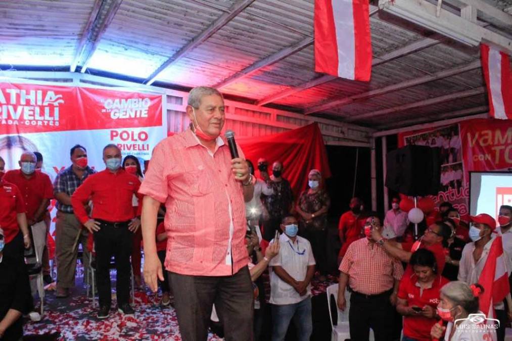 Leopoldo Crivelli: Es el alcalde de Choloma, Cortés. Busca su quinto mandato en esa alcaldía, por el Partido Liberal. 