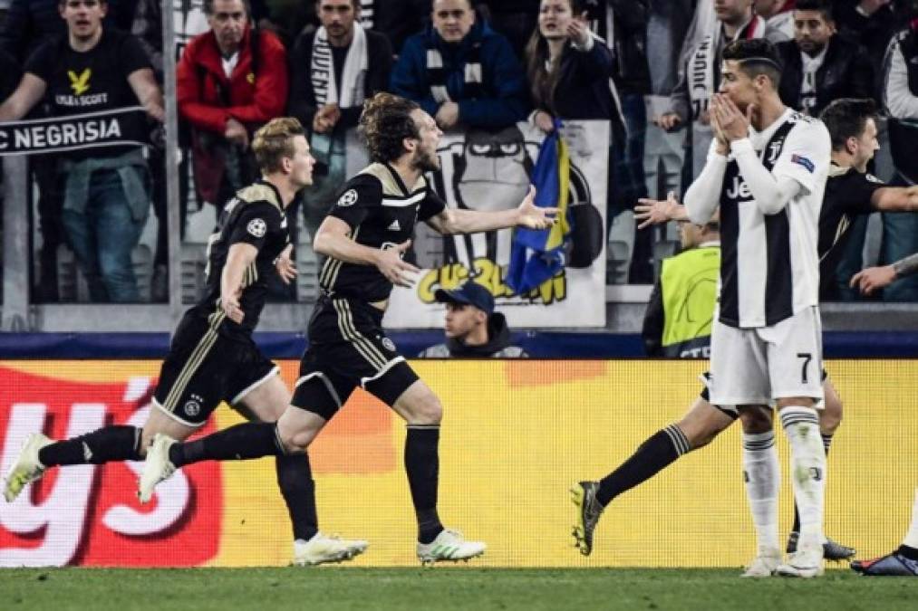 El descaro del Ajax y el buen fútbol del equipo de Erik Ten Hag tuvieron el premio de una victoria en Turín (2-1) y la clasificación para las semifinales de la Champions, acabando con el sueño de Cristiano Ronaldo de sumar una sexta 'Orejona' con la Juventus.