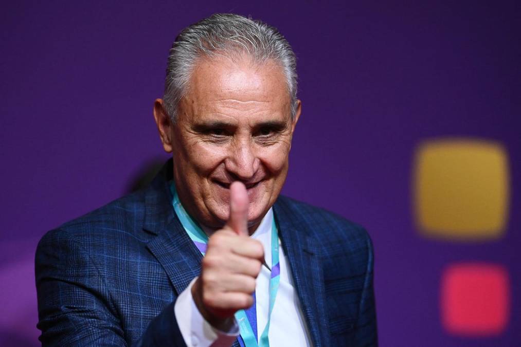 El seleccionador brasileño Tite, feliz en el sorteo del Mundial.