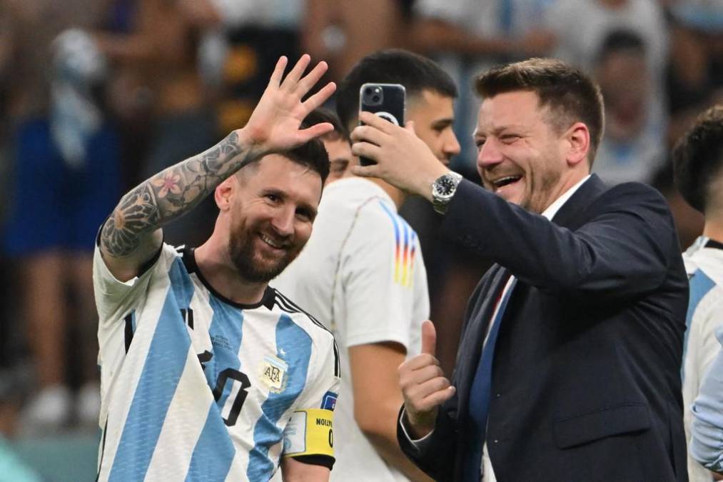 Lionel Messi y una llamada tras el final del juego.¿Con quién estaba hablando?