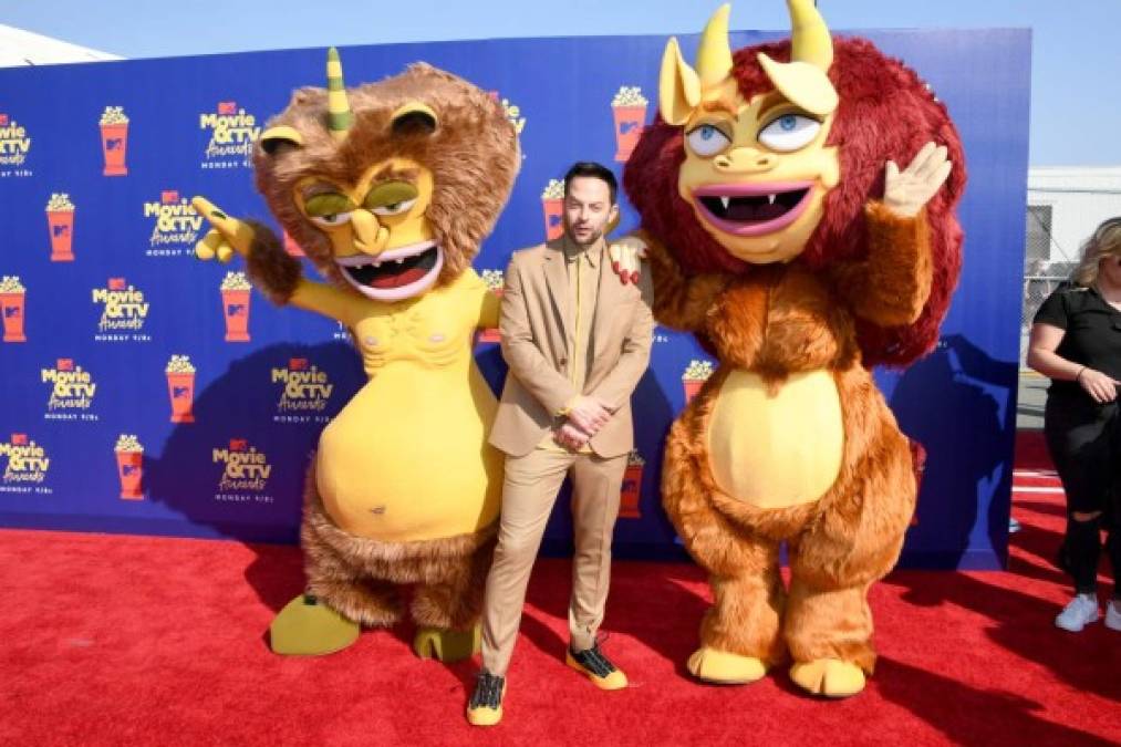 Nick Kroll llegó acompañado de los personajes de la serie animada que protagonizada en Netflix, 'Big Mouth'