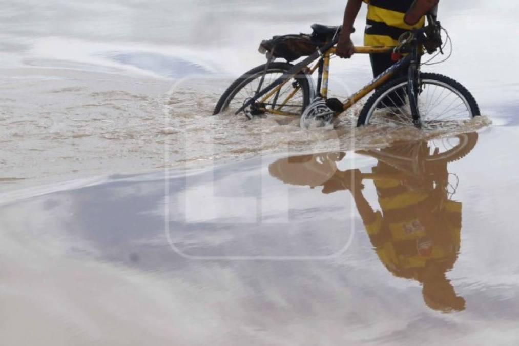 Fotos: Valle de Sula se vuelve a inundar por lluvias de onda tropical