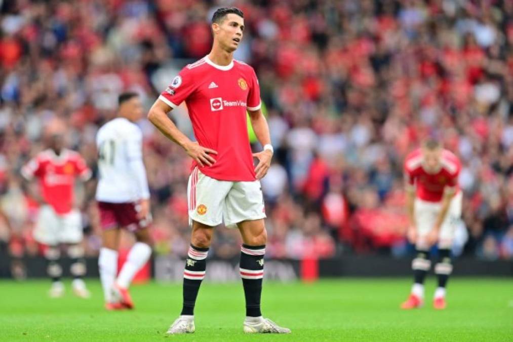 Cristian Ronaldo no pudo marcar contra el Aston Villa.