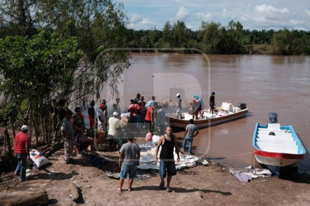 Excampos de El Progreso siguen inundados y habitantes sufren en silencio en los bordos