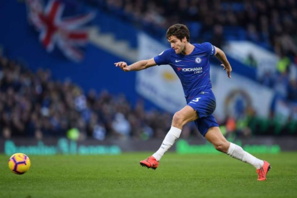 Marcos Alonso: Lateral izquierdo español que juega en el Chelsea. Cuenta con 28 años de edad.