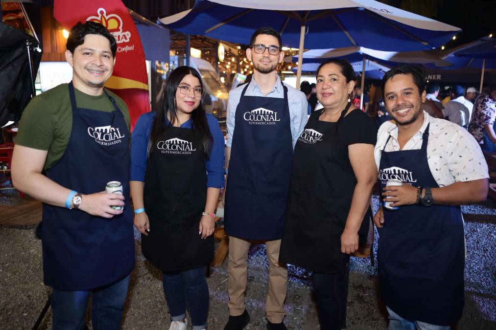 Alejandro Laínez, Richel Martínez, Fernando Paz, Iris Moreno y Wilfredo Pérez