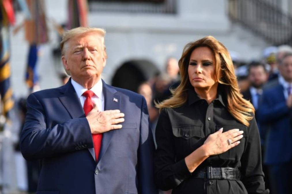 Melania Trump, primera dama de Estados Unidos, se volvió el centro de atención después del aniversario de los ataques del 11-S.