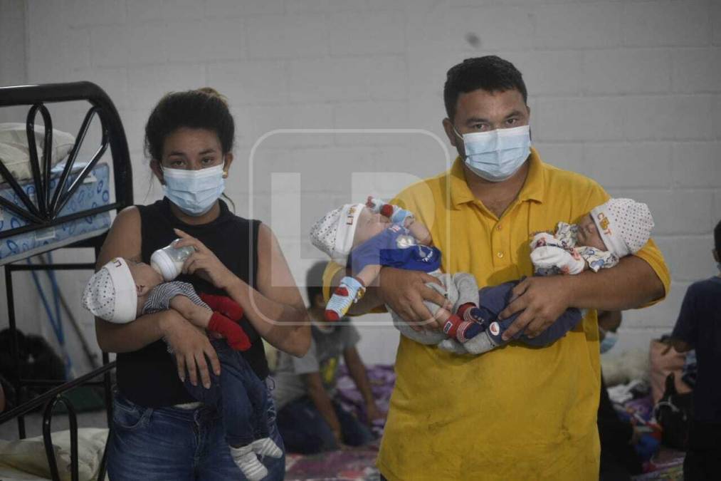 Según manifestaron los padres necesitan leche, alimento y vestuario ya que ellos están desempleados.