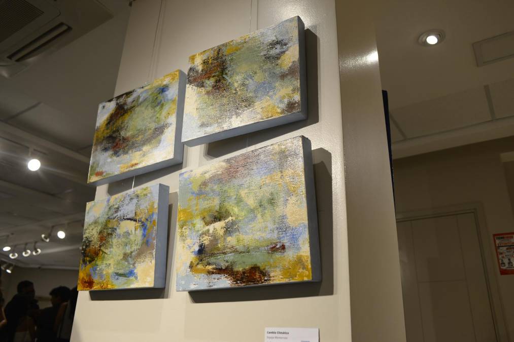 En fotos: exposición de pinturas en el Centro Cultural Sampedrano