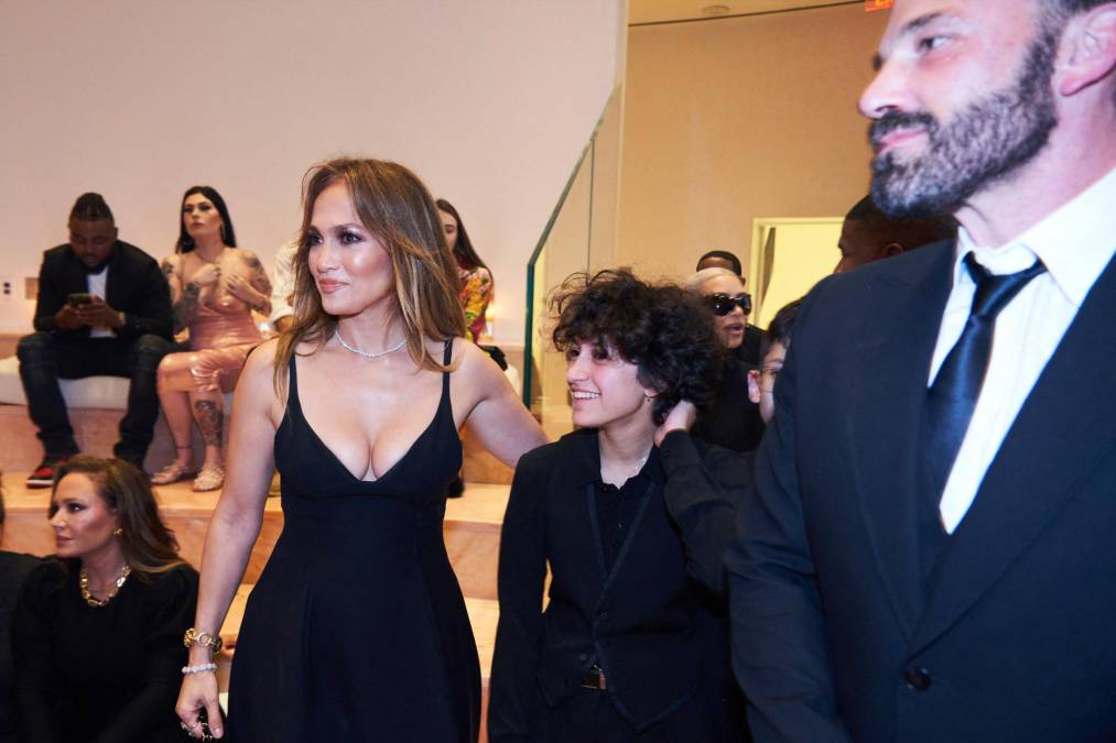 JLo también estuvo acompañada de su hija Emme Muñiz López. 