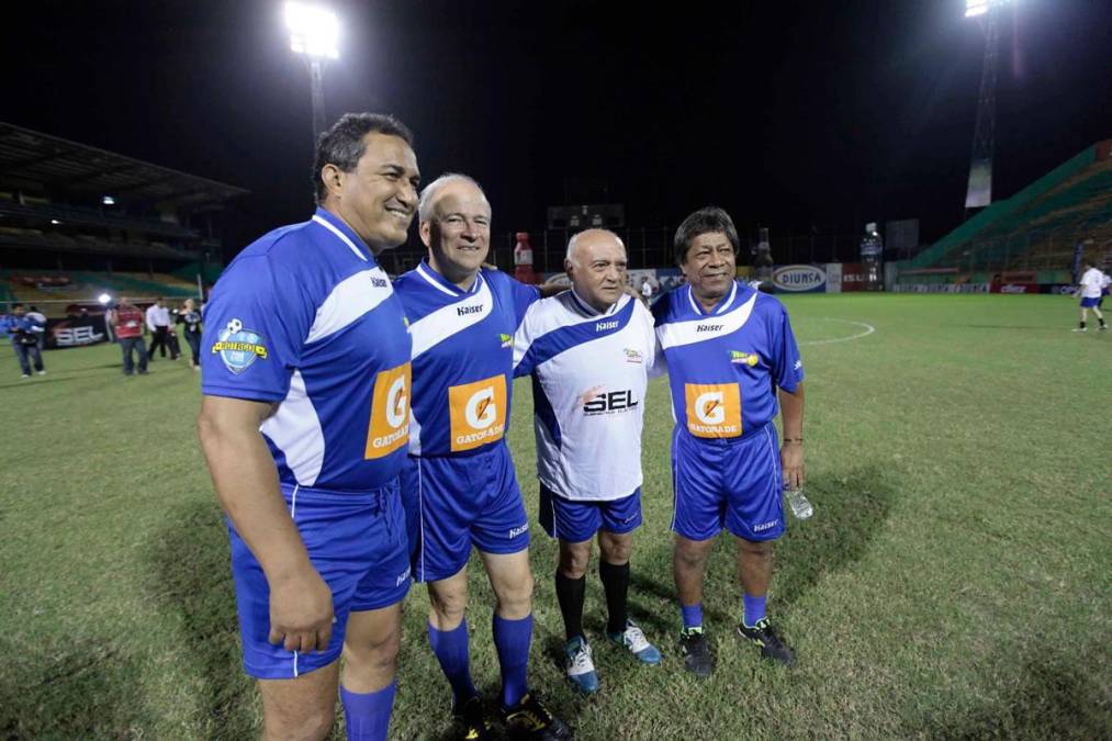 Porfirio Betancourt, Jaime Villegas, Néstor Matamala y Ramón Maradiaga.