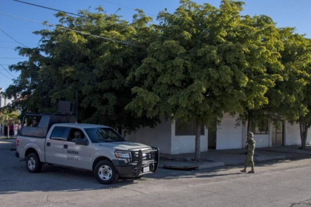 Fotografía tomada el 09 de enero 2016 del hotel Doux donde marines mantuvieron un operativo para cazar a Joaquín ' El Chapo ' Guzmán.