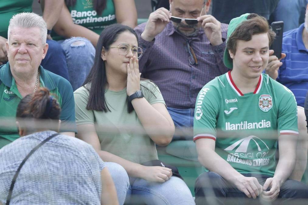 Un gran ambiente se vive en el estadio Yankel Rosenthal con el partido Marathón-Olimpia.