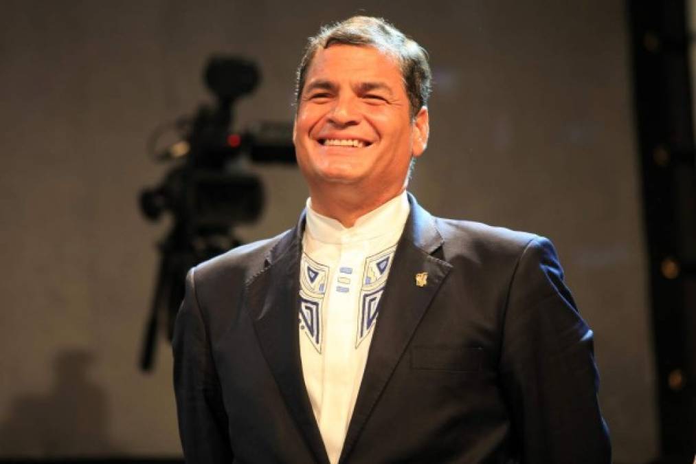 El presidente ecuatoriano, Rafael Correa, es otro de los rostros más atractivos de los mandatarios latinoamericanos.