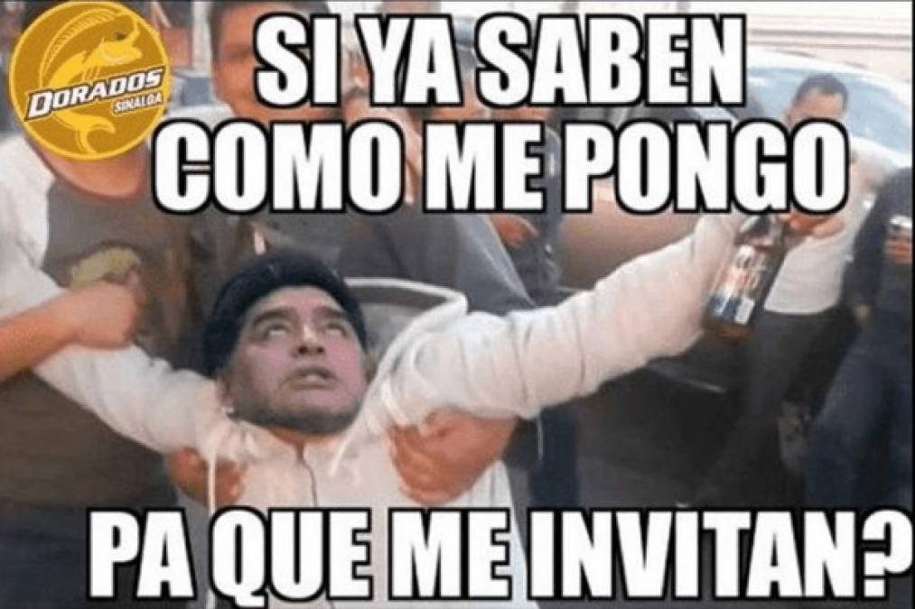 Maradona llegó también a Facebook en forma de divertidos memes.