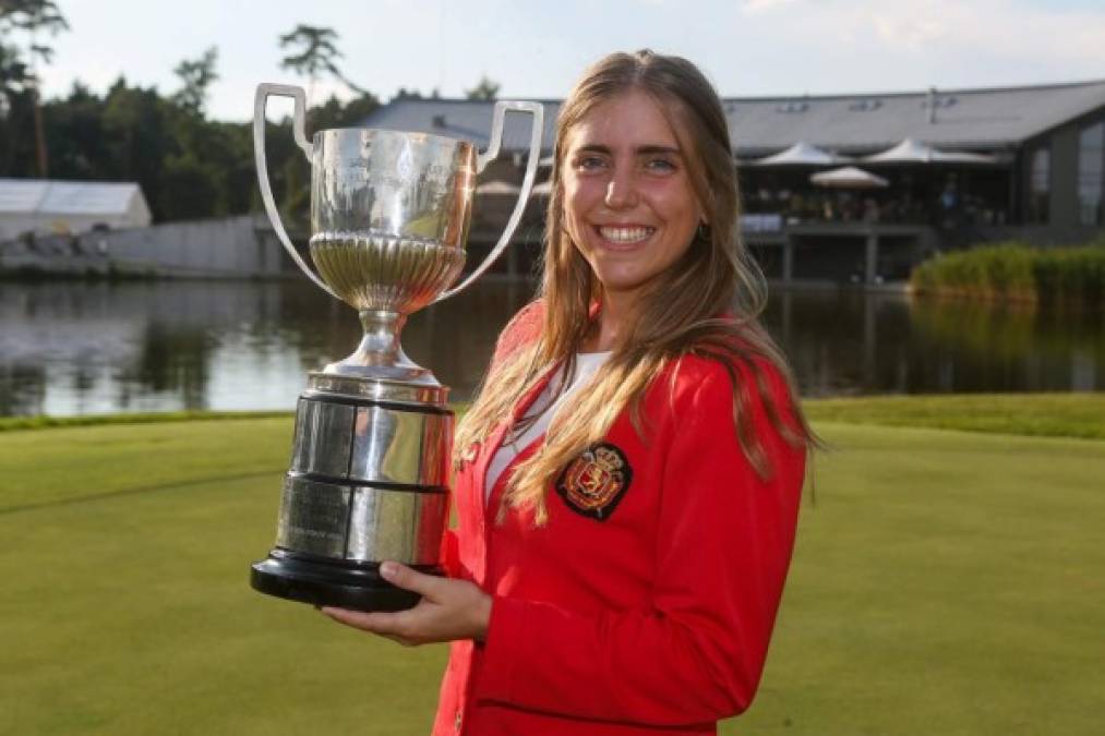 Celia Barquín, que era campeona de Europa, se fue a estudiar ingeniería civil a Estados Unidos a los 18 años, con una beca de golf.