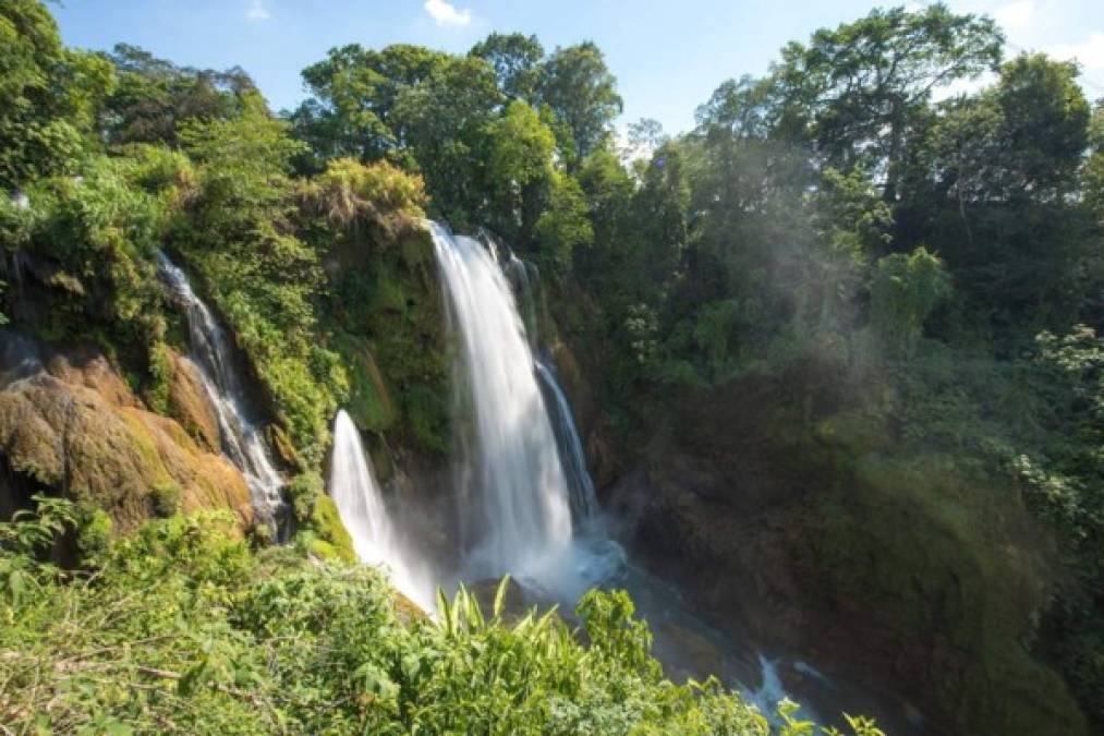 El encanto de las cataratas de Pulhapanzak.