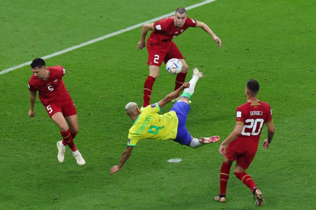 La tijereta de Richarlison es de los mejores goles que veremos en el Mundial de Qatar.