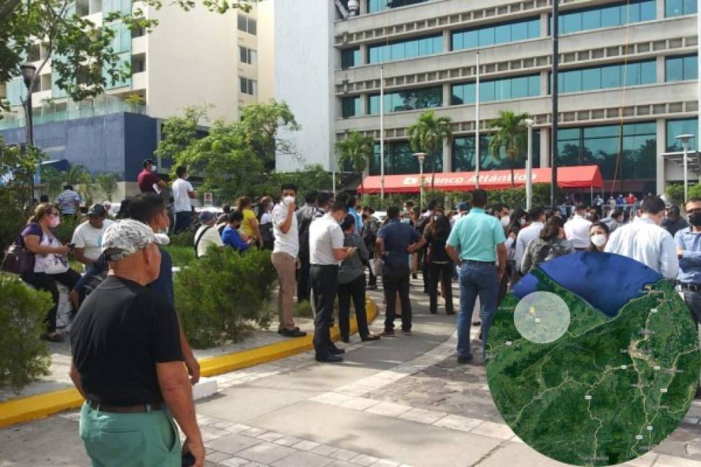 El sismo sorprendió a pobladores de la zona noroccidental de Honduras. Los efectos, a 66 kilómetros de San Pedro Sula, dejaron intensos movimientos en la zona. Reportes indican que en La Lima, Choloma, Puerto Cortés, Omoa, San Manuel y Villanueva también se experimentó actividad sísmica.