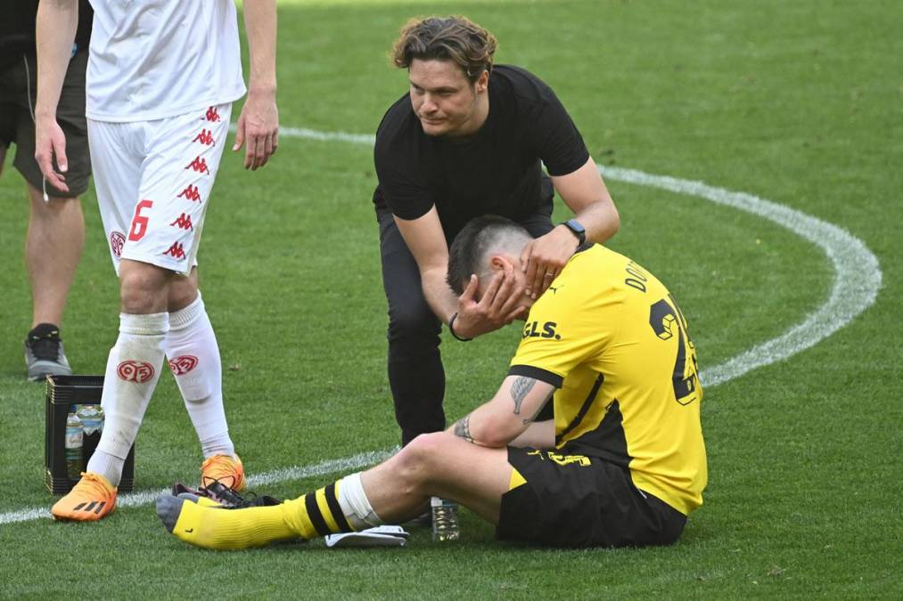 Las dolorosas imágenes del Borussia Dortmund: Reus y Bellingham hundidos