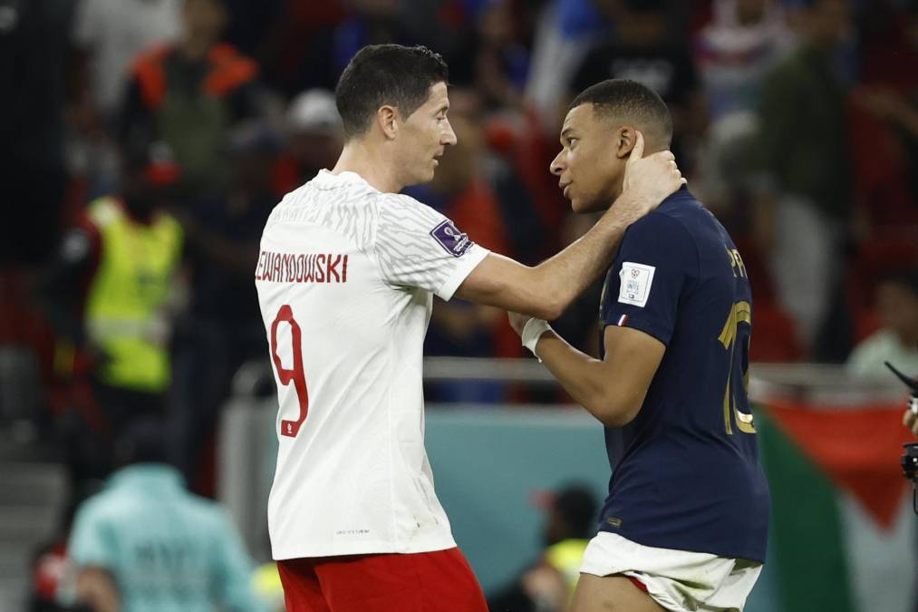 Kylian Mbappé y Robert Lewandowski han generado diversos comentarios tras lo ocurrido en la victoria 3-1 de Francia ante Polonia por los octavos de final del Mundial de Qatar 2022.