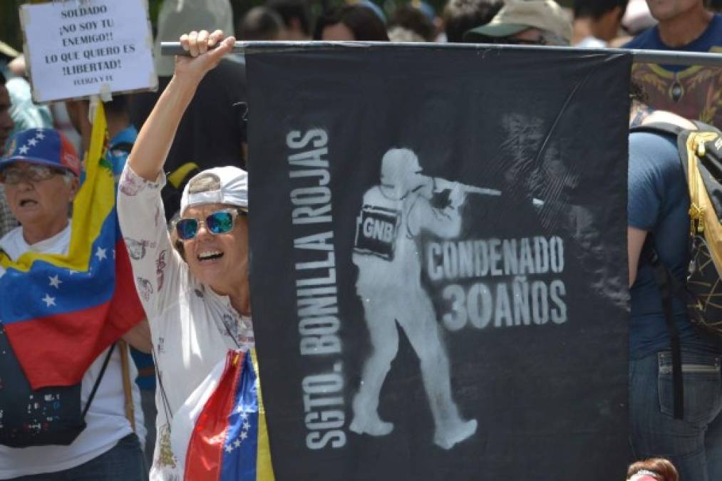 Las manifestaciones son el pan de cada día para miles de venezolanos.