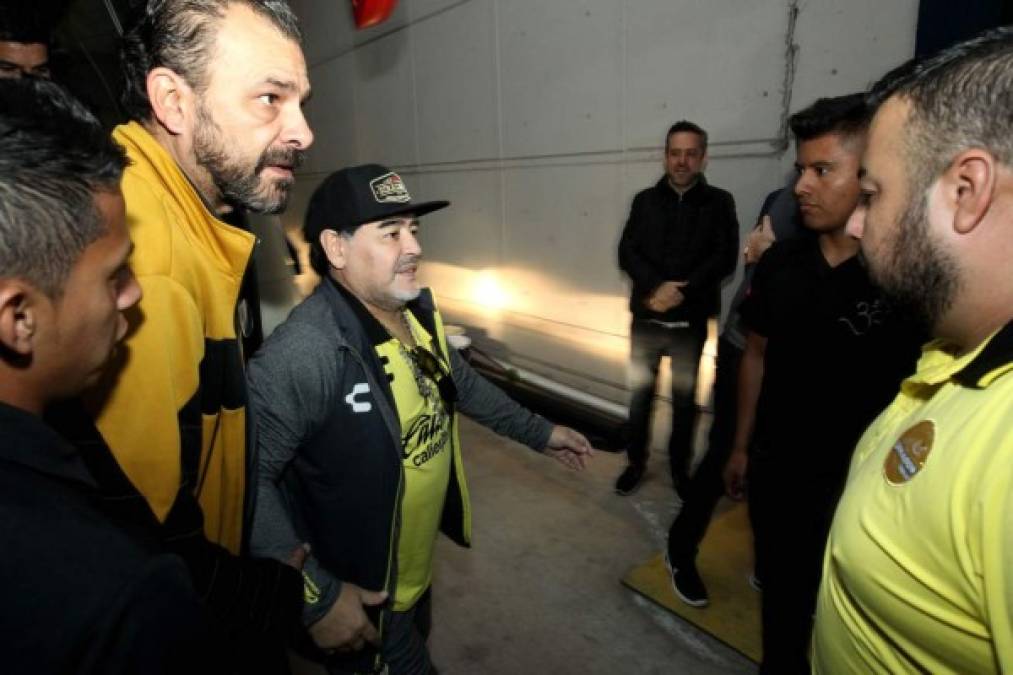 Maradona llegó con la ilusión de lograr el título de campeón en el Ascenso del fútbol mexicano.