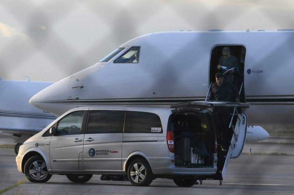 Jorge Messi aterrizó en el aeropuerto de El Prat de Barcelona a las 7:30am, horario de España.