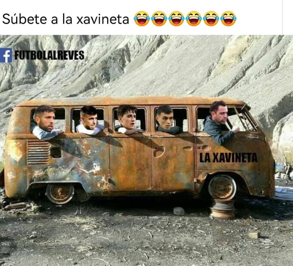 ¡Otra vez se estrelló la ‘Xavineta‘! Los memes de la derrota del Barça contra Cádiz en la Liga Española