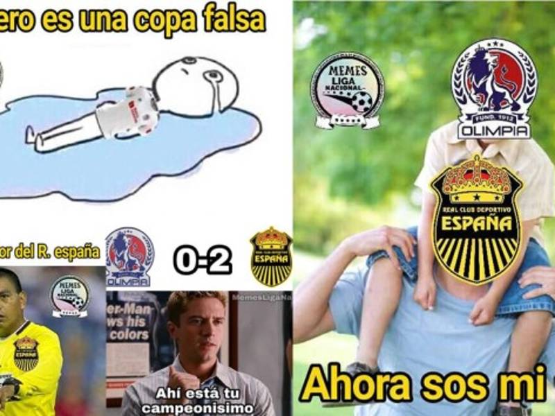 Los memes que dejó el partido de vuelta de la final de la Copa Premier Centroamericana que le ganó el Real España al Olimpia.