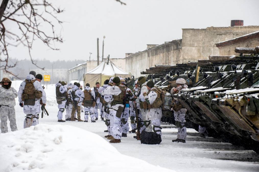 Así se prepara el Ejército de Ucrania para defenderse de un inminente ataque ruso