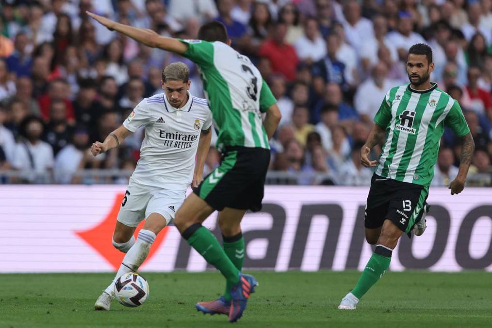 Fede Valverde entró en el segundo tiempo y dio la asistencia del gol del triunfo del Real Madrid.