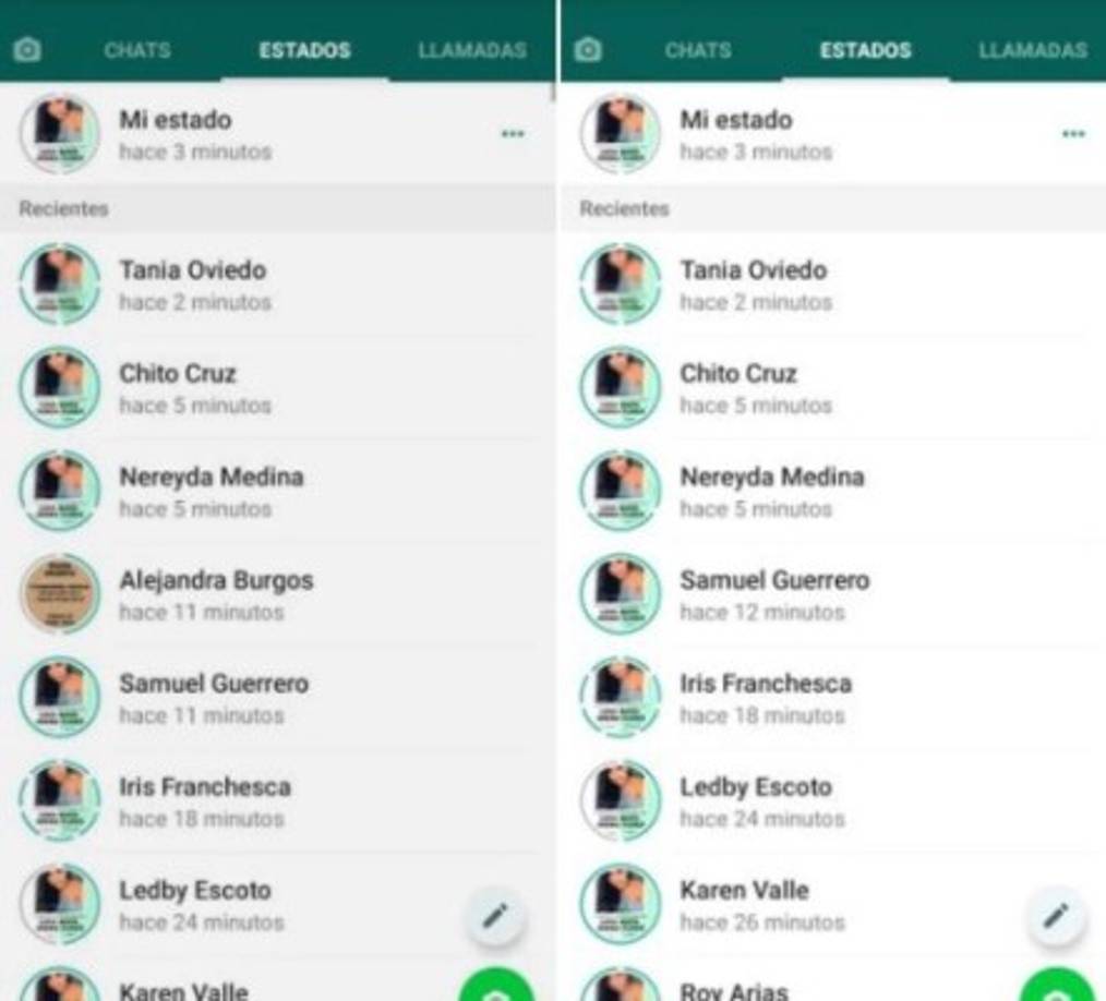 Como un gesto de solidaridad y reclamo para que la dejen en libertad en los estados WhatsApp están compartiendo su fotografía.