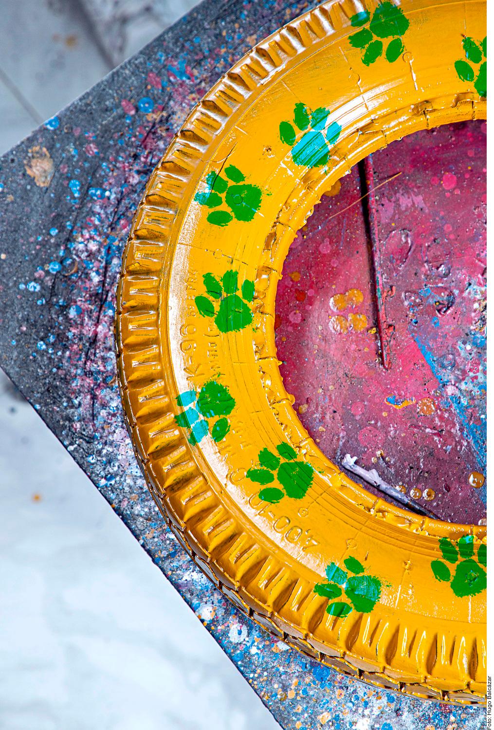 Camitas hechas con neumáticos