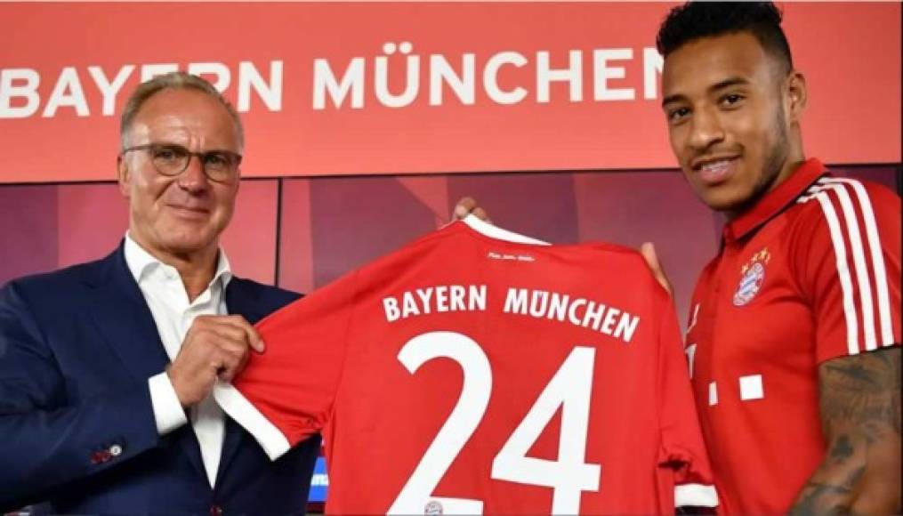 El fichaje más caro de la historia del Bayern hasta el momento es el del mediocentro ofensivo francés Corentin Tolisso, por cuyo traspaso el campeón alemán pagó 41,5 millones y medio de euros al Lyon en el verano de 2017.