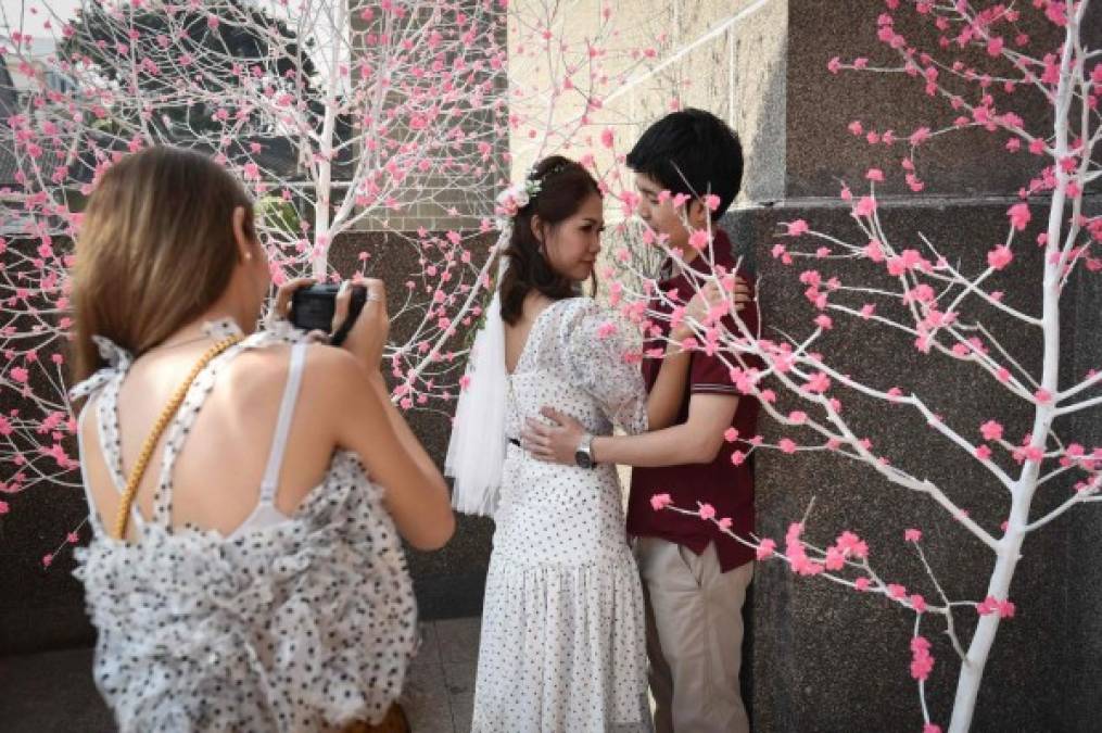 En China, el Día de los Enamorados se celebra este año dos días antes del Año Nuevo Lunar, una festividad en la que también se compran flores para regalar a los seres queridos o adornar las casas, que los chinos se afanan en limpiar para recibir el próximo año.