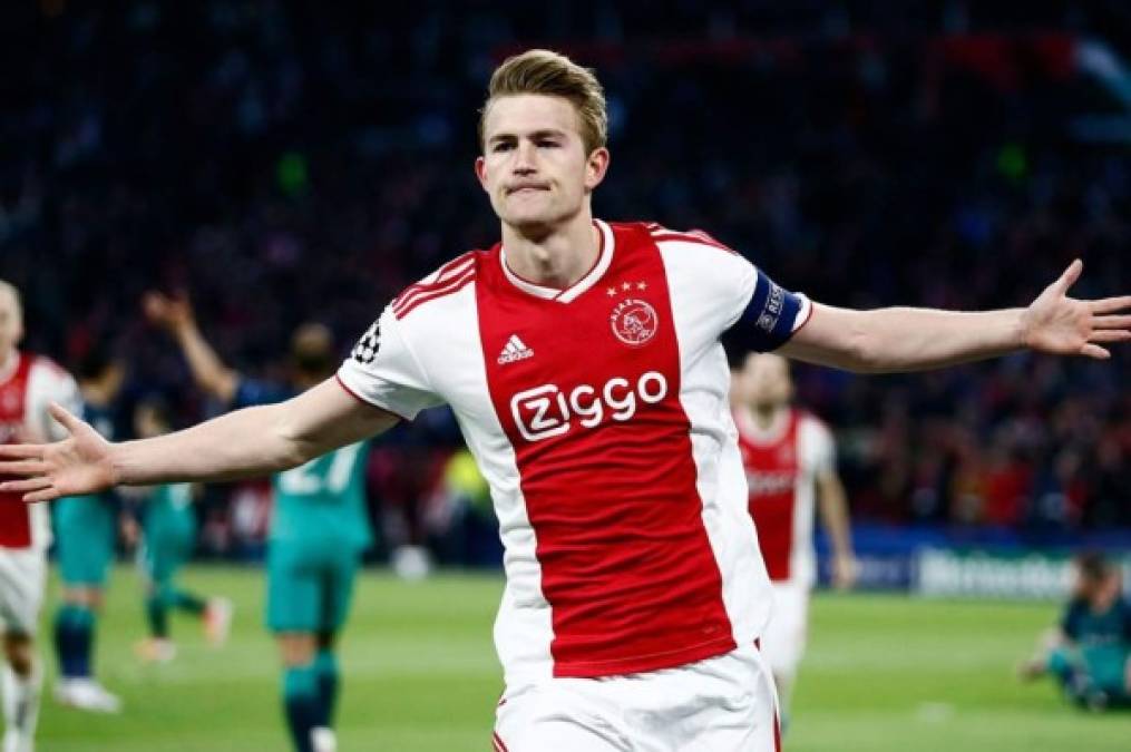 Matthijs de Ligt - El joven defensa holandés (19 años) es una de las revelaciones de la temporada con el Ajax. Ya se lo pelean los grandes de Europa.
