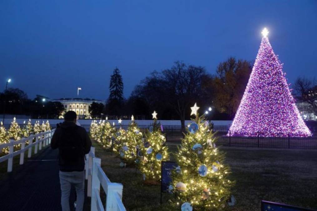 La Casa Blanca se iluminó con la elegante decoración navideña de Melania Trump, marcando así su último evento como primera dama de Estados Unidos tras la victoria electoral de Joe Biden en las elecciones del pasado 3 de noviembre.