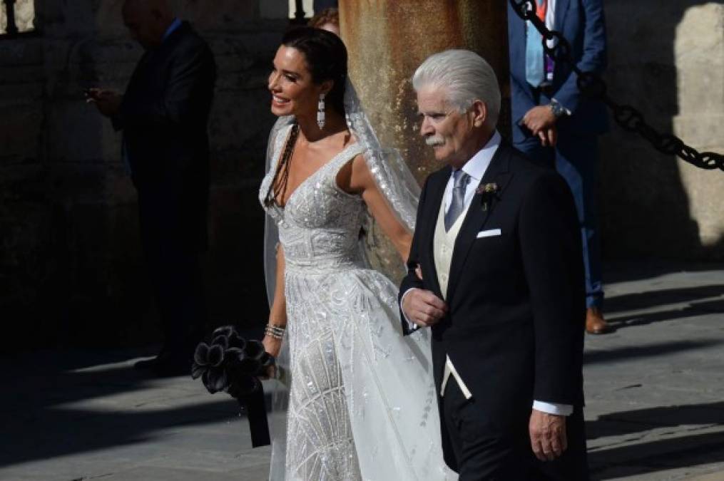 Uno de los detalles que más ha llamado la atención, es el ramo que utilizó la futura mujer del Capitán del Real Madrid.