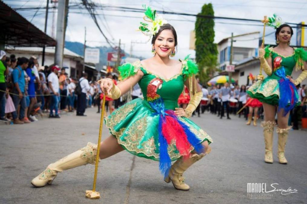 Sin duda que el tema de moda fue destacar la flora y fauna del país.