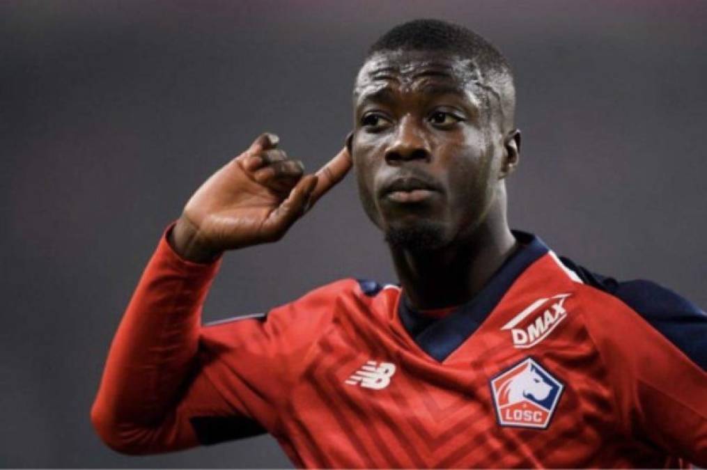 11. Nicolas Pépé (Lille): El centro delantero costamarfileño sumó 22 goles (44 puntos) en la Ligue 1.