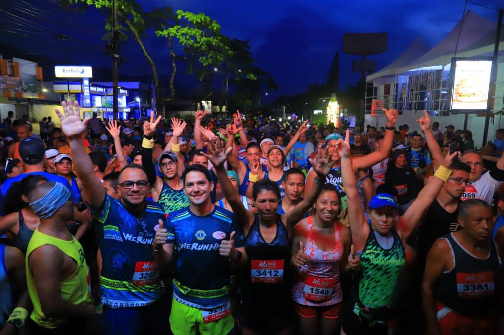 La alegría y la buena vibra se tomaron la Maratón de La Prensa. 