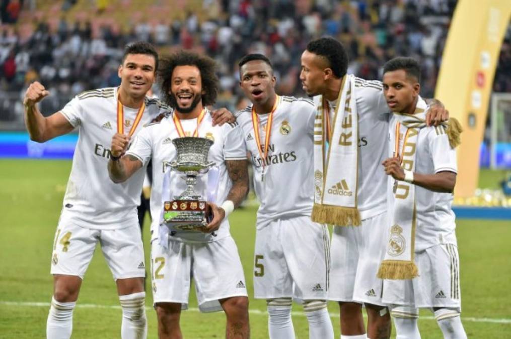 Pura samba. Los brasileños del Real Madrid, Casemiro, Marcelo, Vinicius, Eder Militao y Rodrygo.