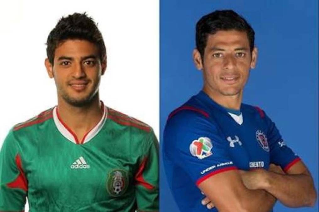 Los Vela: Mientras que Carlos juega en la Real Sociedad de la Liga Española, Alejandro lo hace para el Cruz Azul de México.
