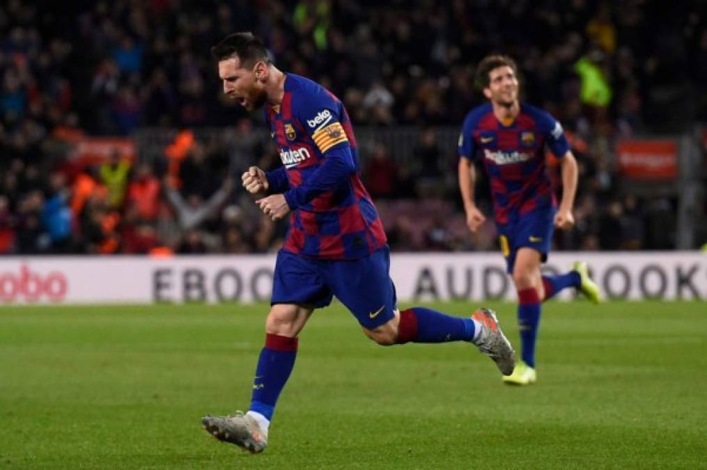 Lionel Messi sacó la varita mágica al destaparse con un hat-trick, dos de ellos fueron golazos de tiro libre y la otra anotación por la vía penal.