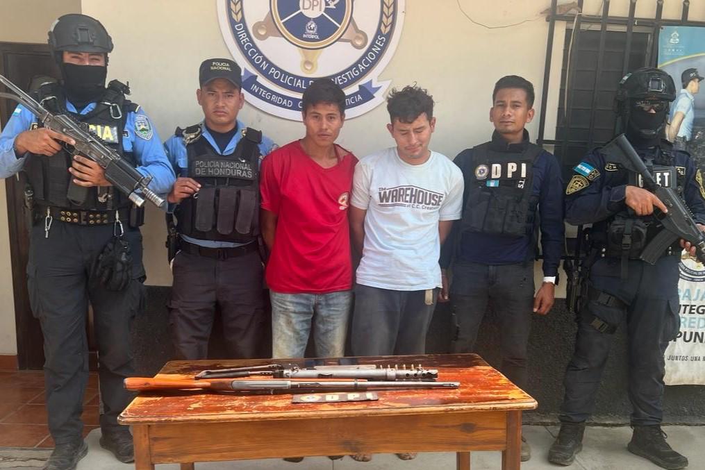 Capturan a presuntos sicarios que hirieron a policía en Copán
