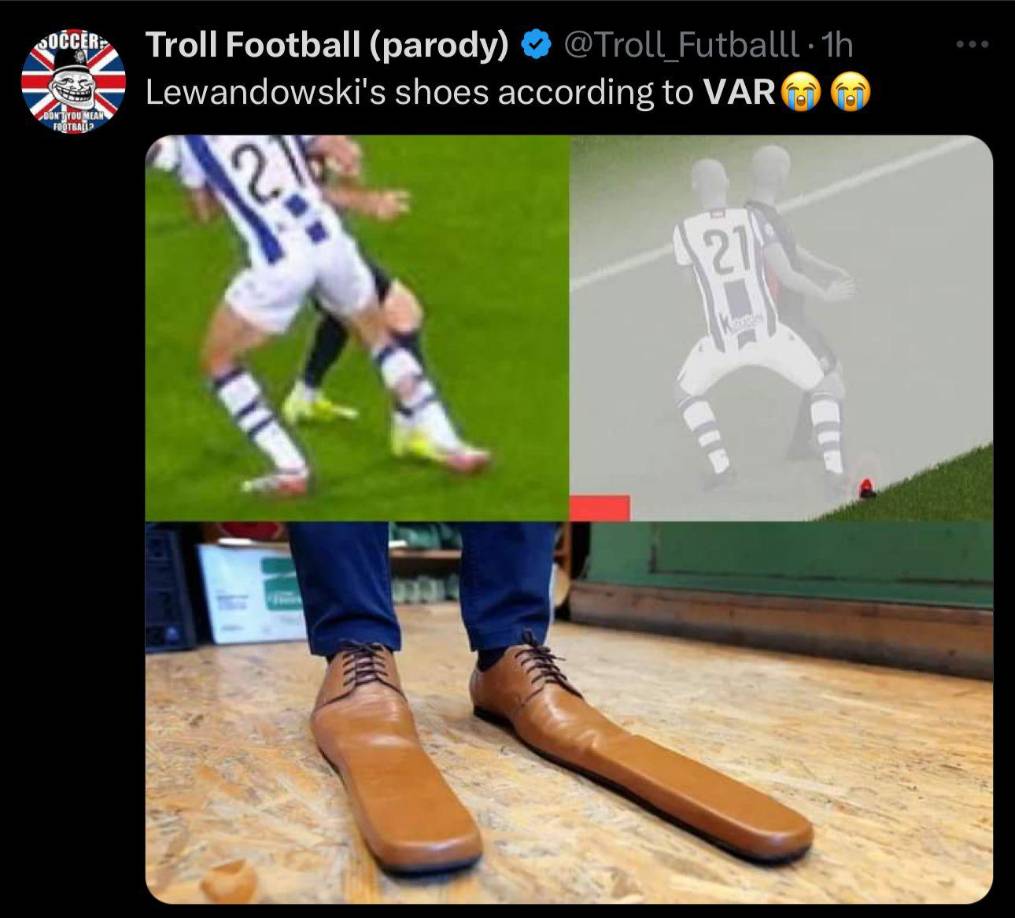 Lewandowski, ‘víctima’ del VAR: los memes de la polémica en el Real Sociedad-Barcelona