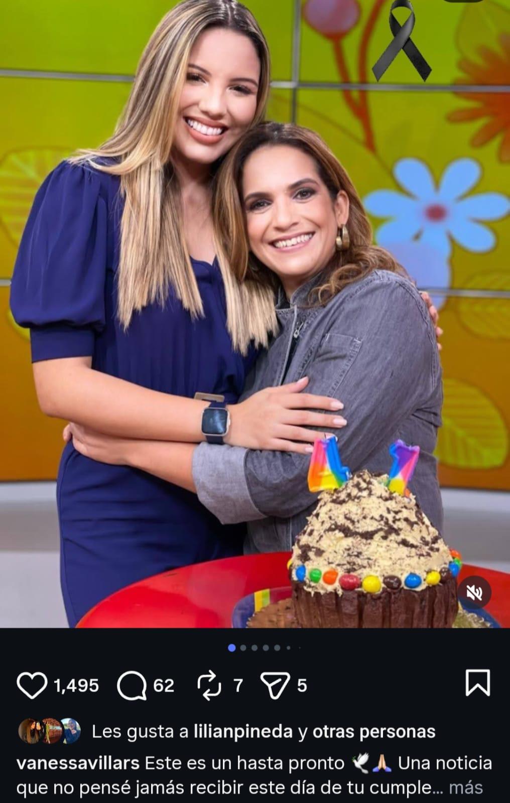 Amigos y colegas se despiden en redes de la Chef Sandra